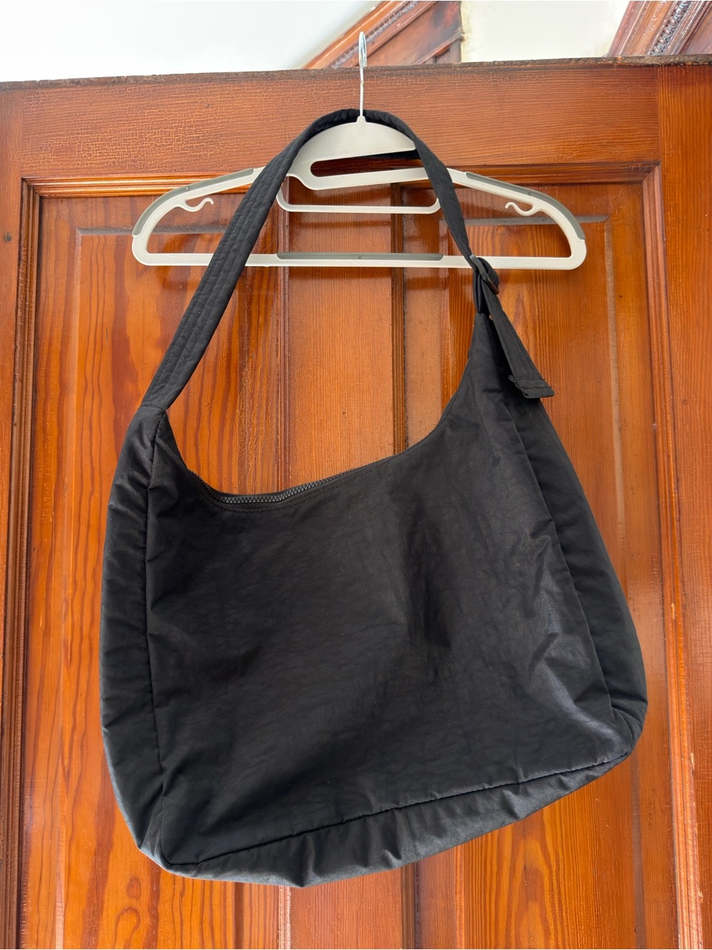 BAGGU Black Nylon Shoulder Bag